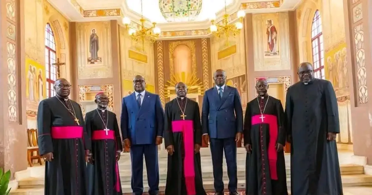 GABON : Oligui Nguema et Tshisekedi réunis à la cathédrale Sainte-Marie pour l’Assomption