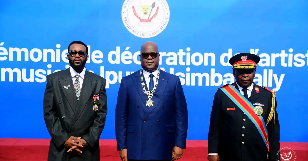 🇨🇩🏅 FALLY IPUPA ENTRE DANS L’HISTOIRE : LA NATION CONGOLAISE HONORE L’AMBASSADEUR DE SA CULTURE
