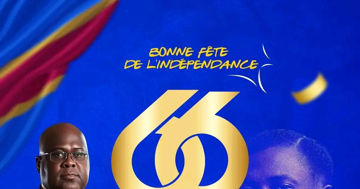 Quand l'histoire se dessine à géométrie variable : Le visuel des 66 ans de l'indépendance de la RDC fait polémique