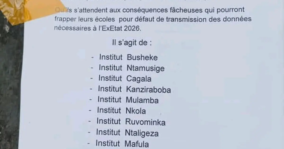 IDJWI : des chefs d’établissements dans le viseur pour retard de transmission des données des finalistes
