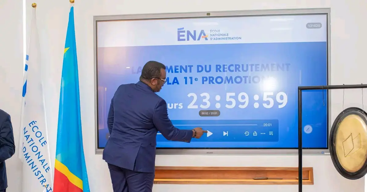 RDC : le recrutement de la 11ᵉ promotion de l’ENA officiellement lancé